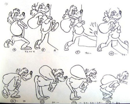 Раскадровка мультфильма ну погоди