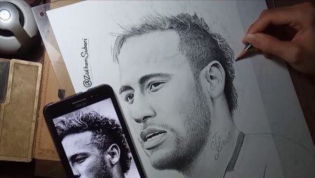 Neymar Jr рисунок