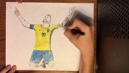 Рисунки Неймара которые легко рисуются