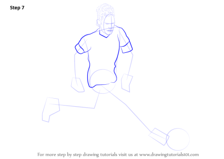 Неймар рисунок поэтапно