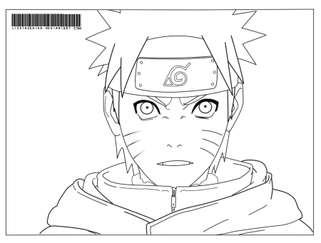 Раскраска Наруто