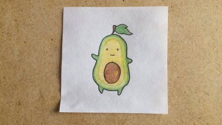 Уроки по рисованию авокадо