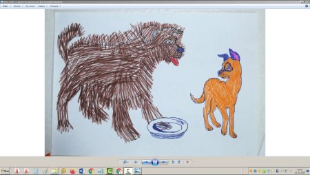 Схема рисования собаки для детей