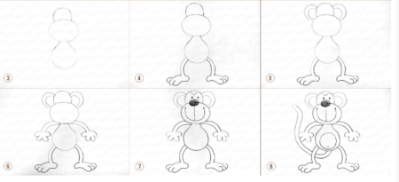 Джек-Рассел-терьер рисунок карандашом поэтапно