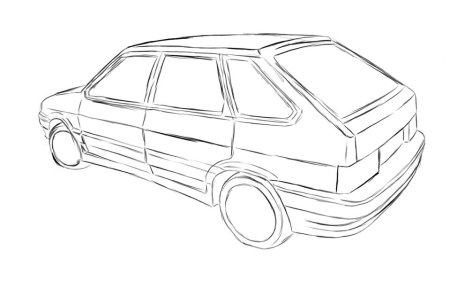 Лада 2115 чертеж