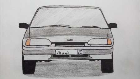 Лада 2114 раскраска спереди