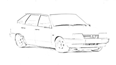 ВАЗ 2115 рисунок