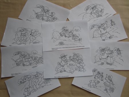 Народные сказки Репка раскраска