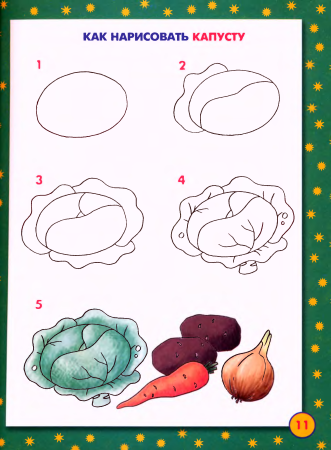 Рисование Репка контур