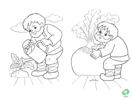 Сказка Репка рисунок