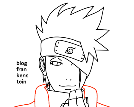 Какаши карандашом