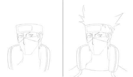 Какаши Хатаке портрет