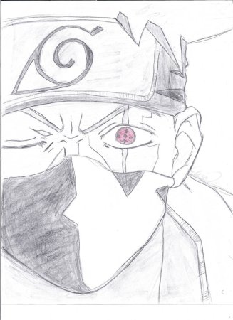 Раскраски Наруто Шаринган