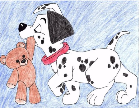 Полотенце вафельное 101 Dalmatians Disney