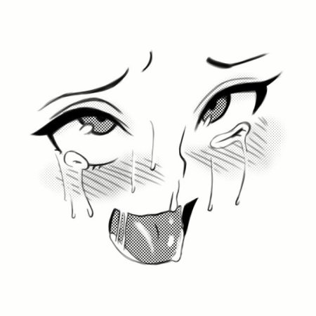 Ахегао глаза