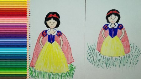 Рисунок Белоснежки 4 класс