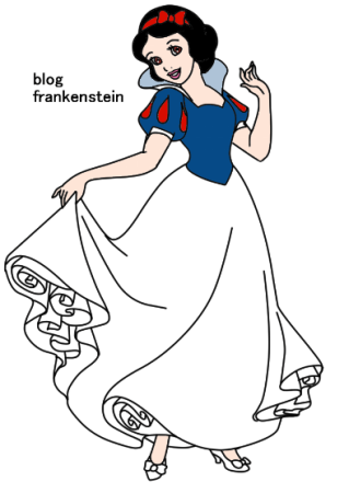 Белоснежка поэтапно