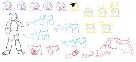 Нарисовать рыцаря поэтапно