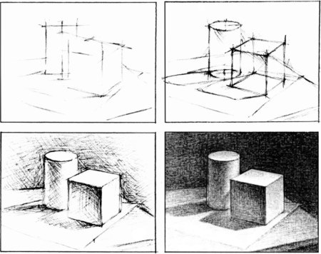 Сквозное построение геометрических фигур