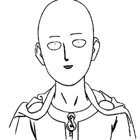 Саитама срисовать