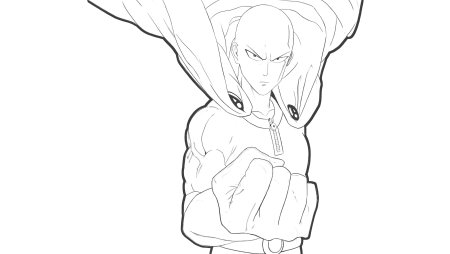 Раскраски Ванпанчмена