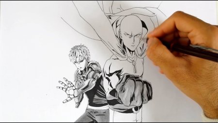 Ванпанчмен карандашом