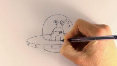 Рисунки НЛО 3 D