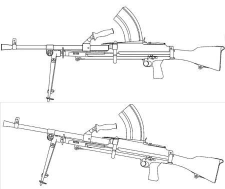 М60 пулемет чертеж