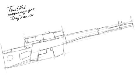 Нарисовать оружие