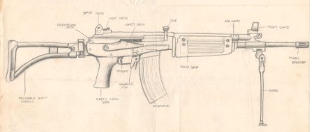 Схема сборки и разборки автомата Калашникова
