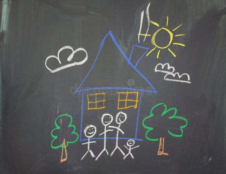 Доска для рисования мелом для детей