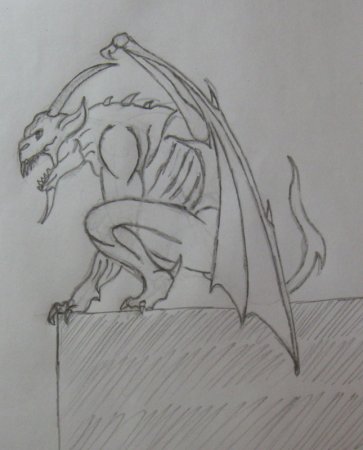 Горгулья профиль