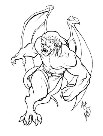 Горгулья чертеж