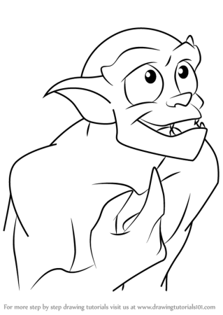 Гаргульи рисунок карандашом