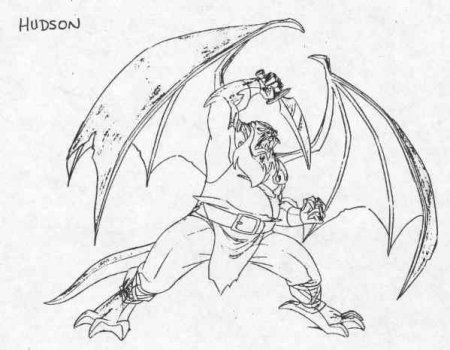 Горгулья эскиз