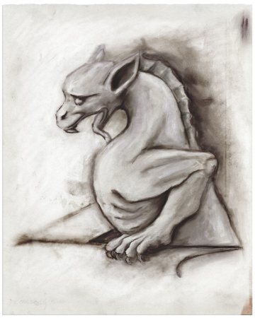 Горгулья раскраска