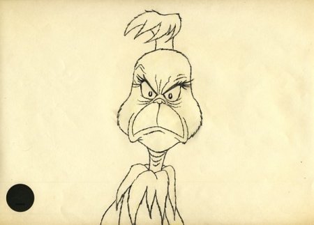 Гринч рисунок легкий