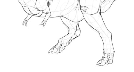 Бой динозавров