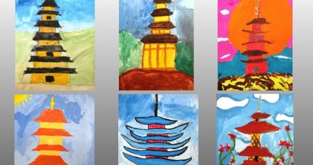 Рисование 4 класс Япония