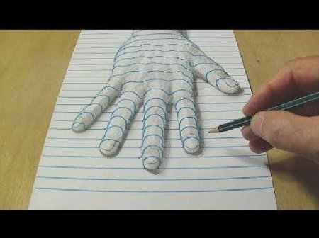 3д рисунки легко и просто