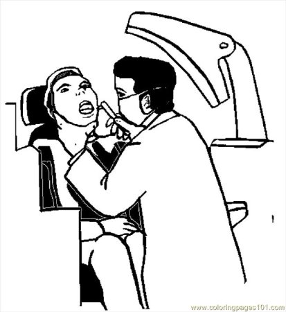 Стоматолог рисунок карандашом