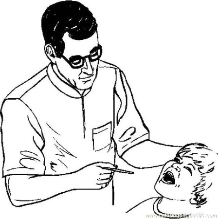 Раскраска стоматология