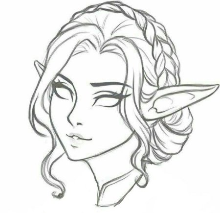 Эльфы для срисовки