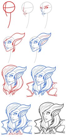 Позы для рисования лучник легкие