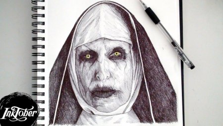 Монахиня векторвектор