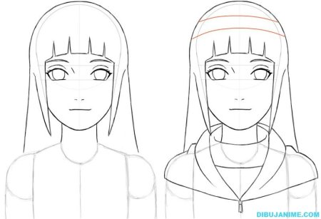 Хината Хьюга для рисования