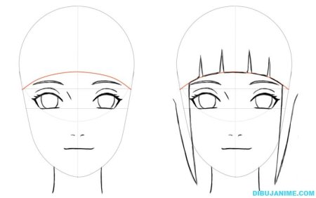 Пошагово нарисовать хинату