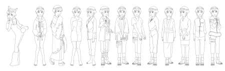 Хината Хьюга раскраска в полный рост