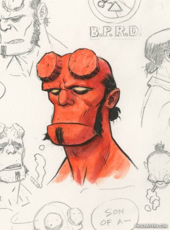 Хеллбой скетч