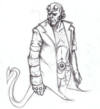 Хеллбой армрестлинг